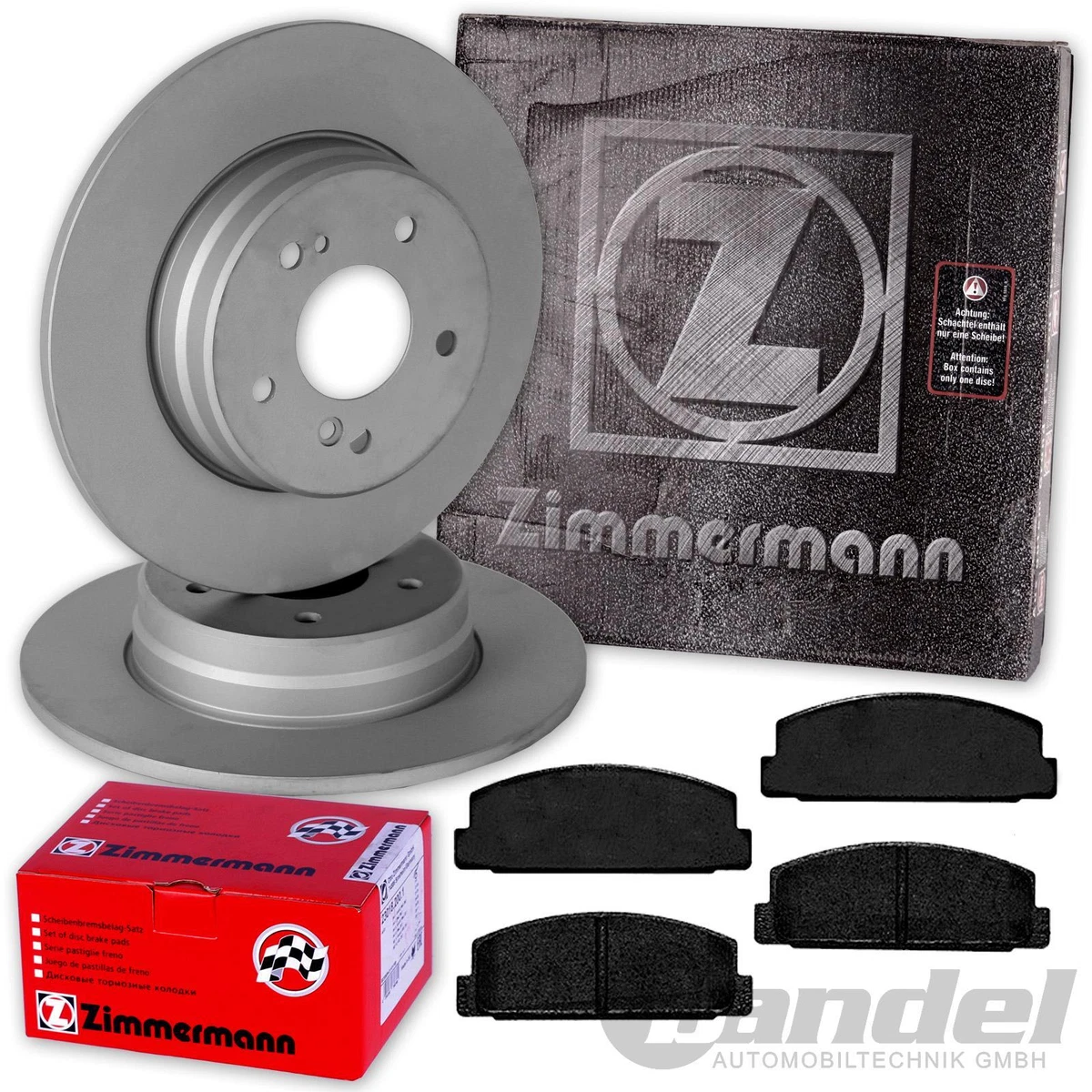 Гальмівні диски та колодки Zimmermann для CITROEN JUMPY ФУРГОН