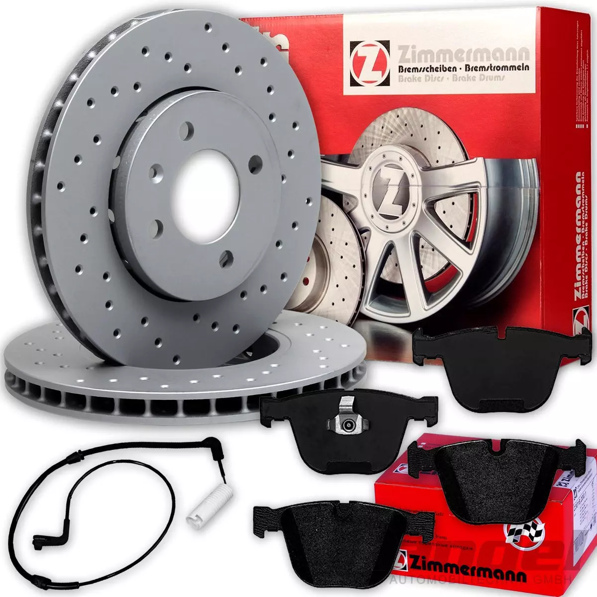 Гальмівні диски та колодки Zimmermann для Toyota Corolla Kombi (_E10_): Надійність і безпека