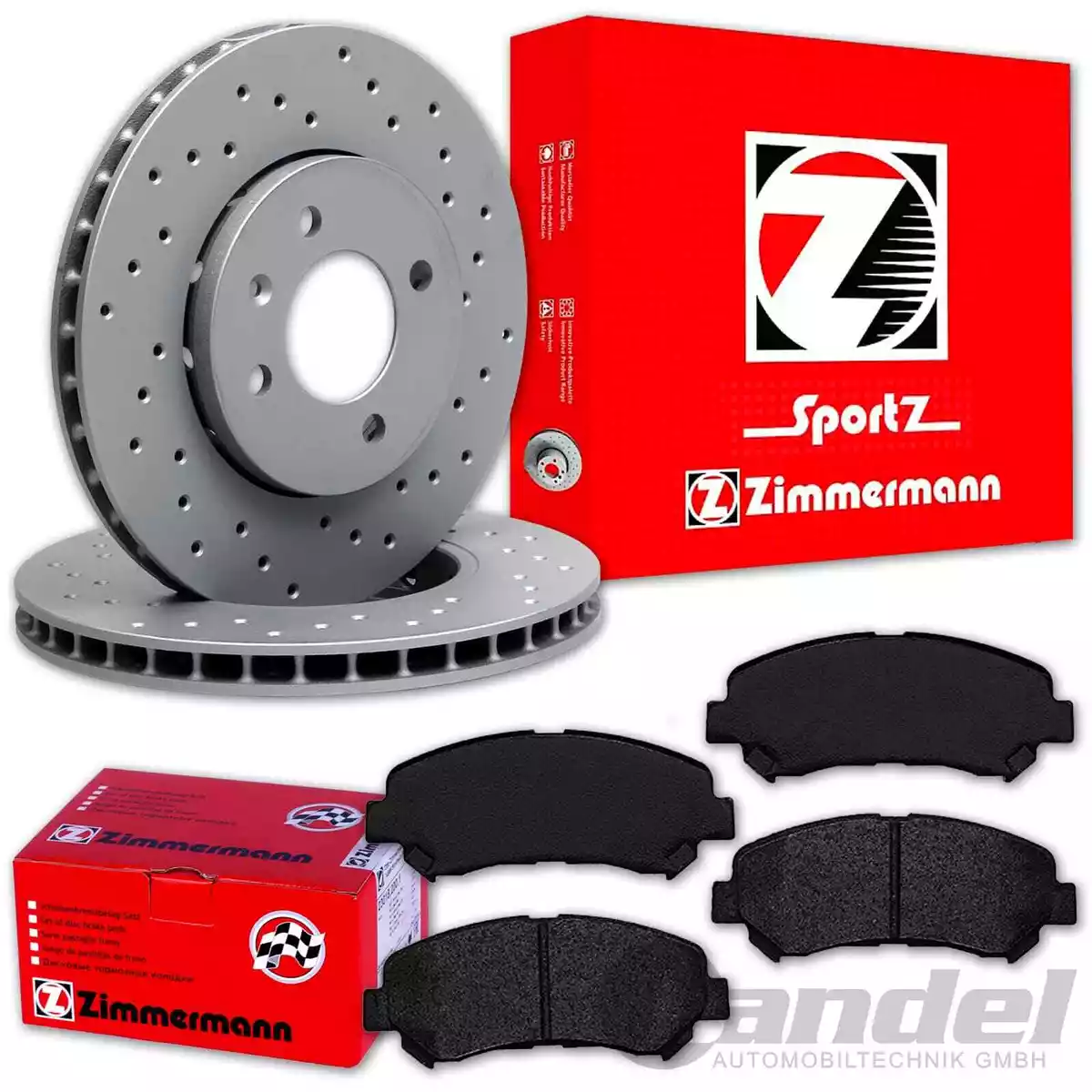 Гальмівні диски та колодки Zimmermann для Toyota Corolla Kombi (_E10_): Надійність і безпека