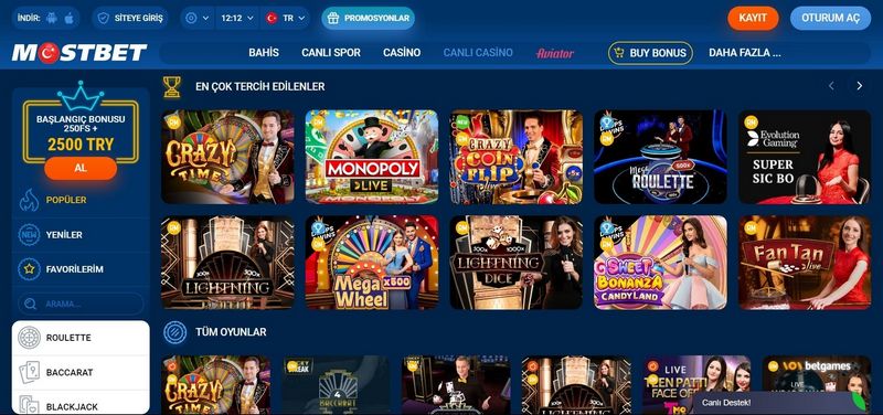 Mostbet Casino Saytı – Top Online Casino & İdman Mərc Saytı